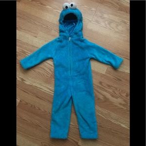 Cookie Monster Furry Costume - size 2T/3T Blue
